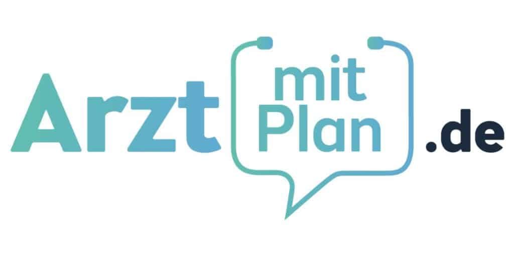 Arzt mit Plan Logo